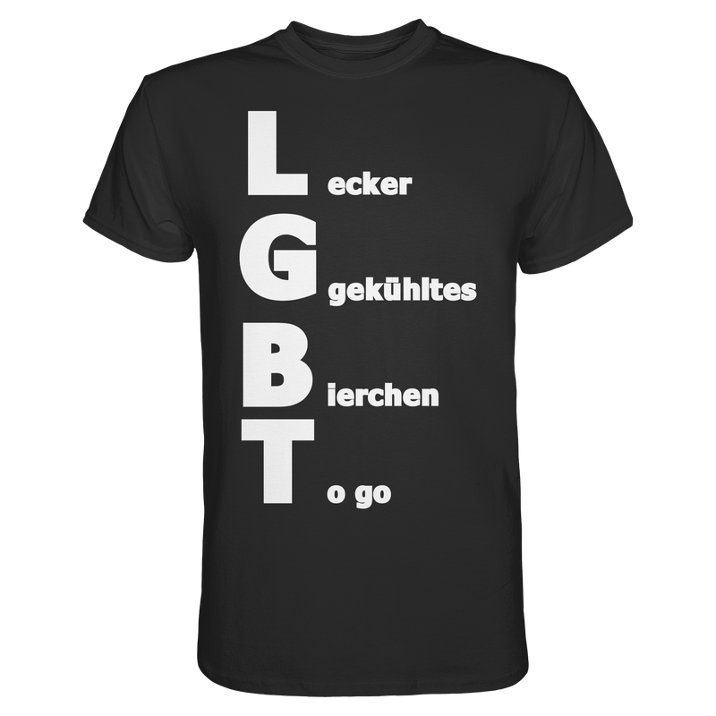 Lecker Gekühltes Bierchen To go | Männer T-Shirt