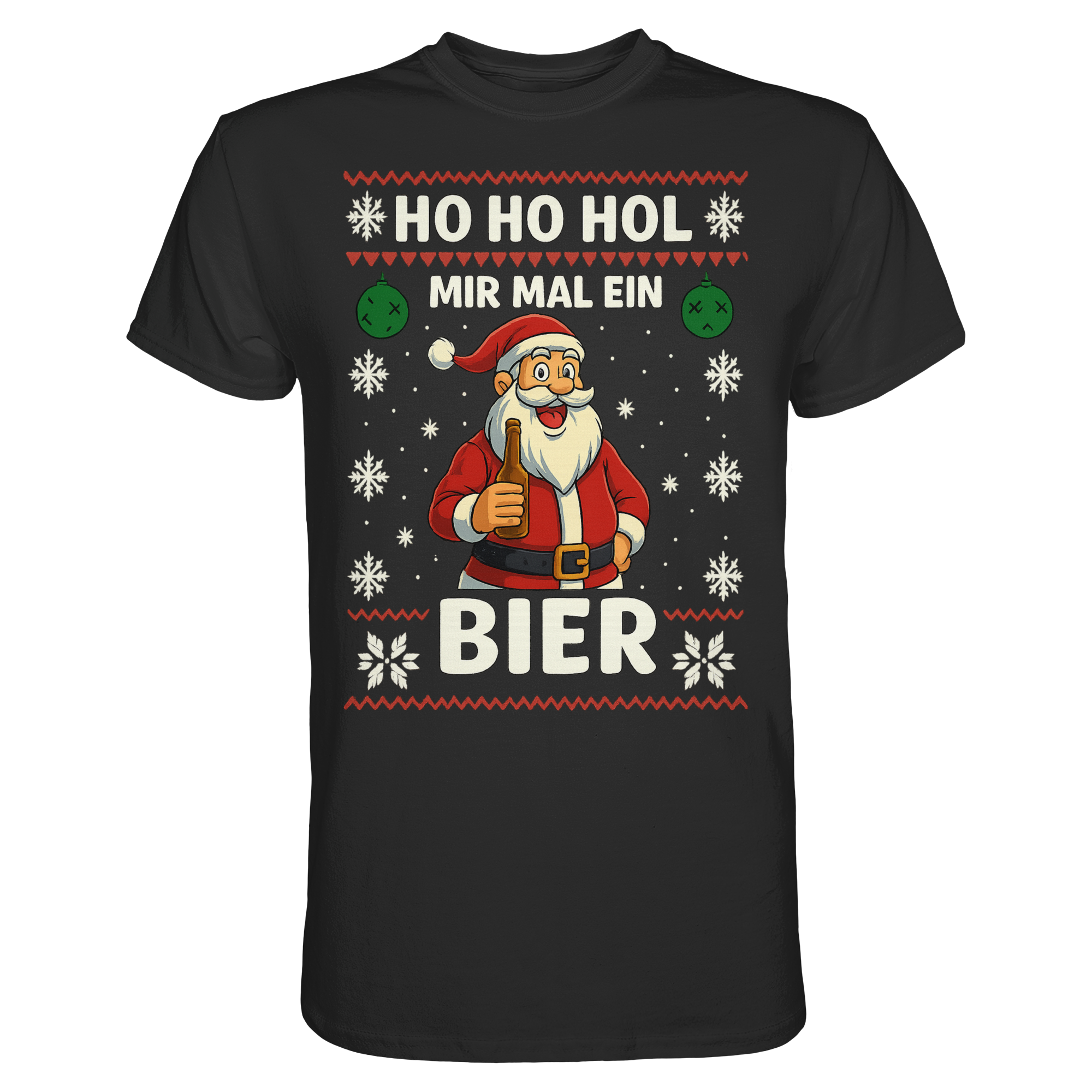 Ho Ho Hol mir mal ein Bier | Männer T-Shirt
