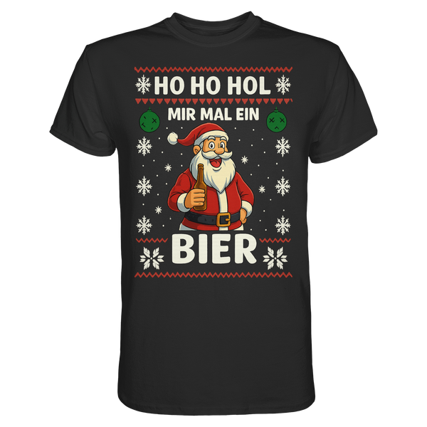 Ho Ho Hol mir mal ein Bier | Männer T-Shirt