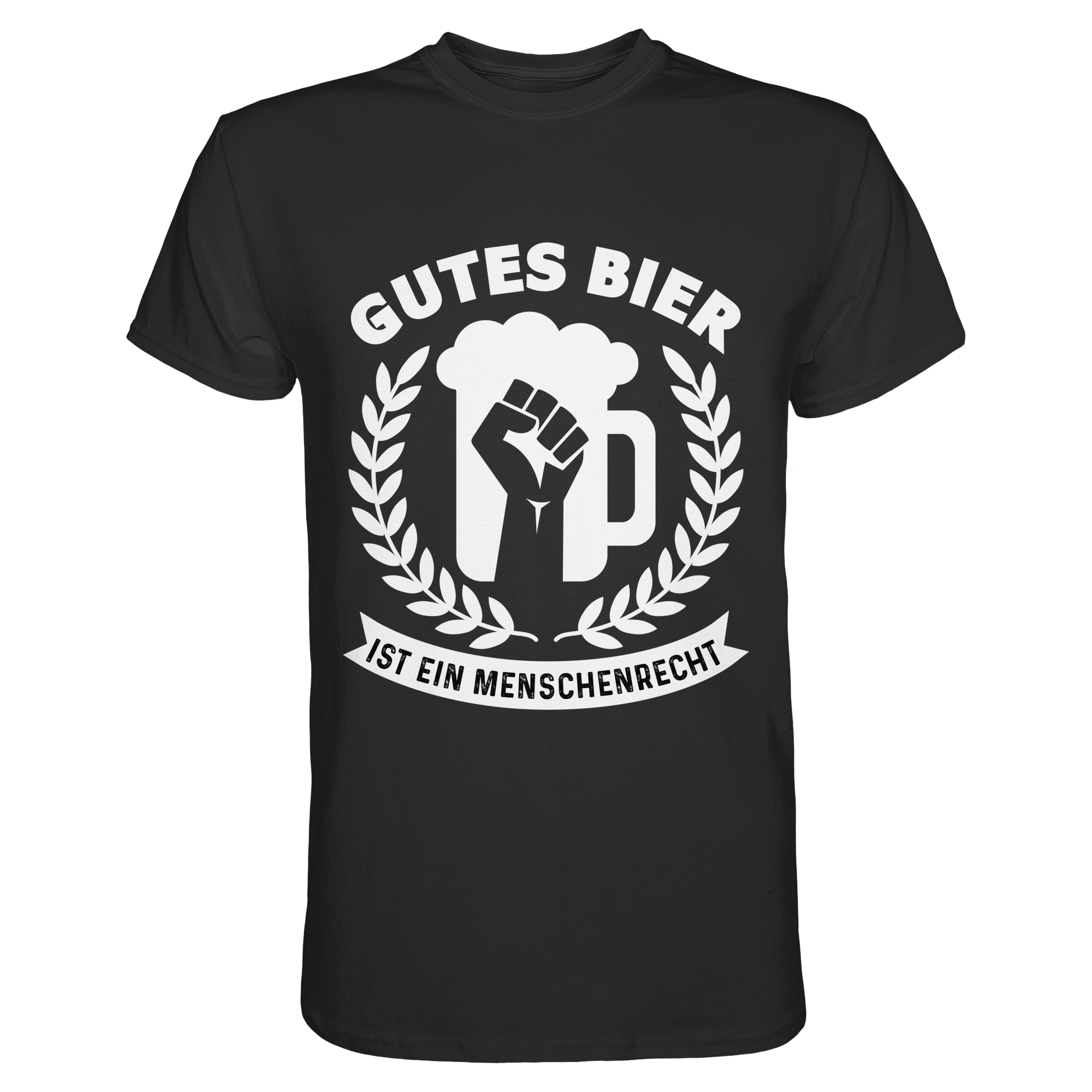 Gutes Bier ist ein Menschenrecht | Männer T-Shirt - Bierista