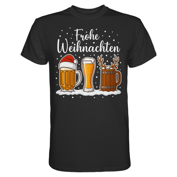 Frohe Weihnachten Bierkrüge | Männer T-Shirt