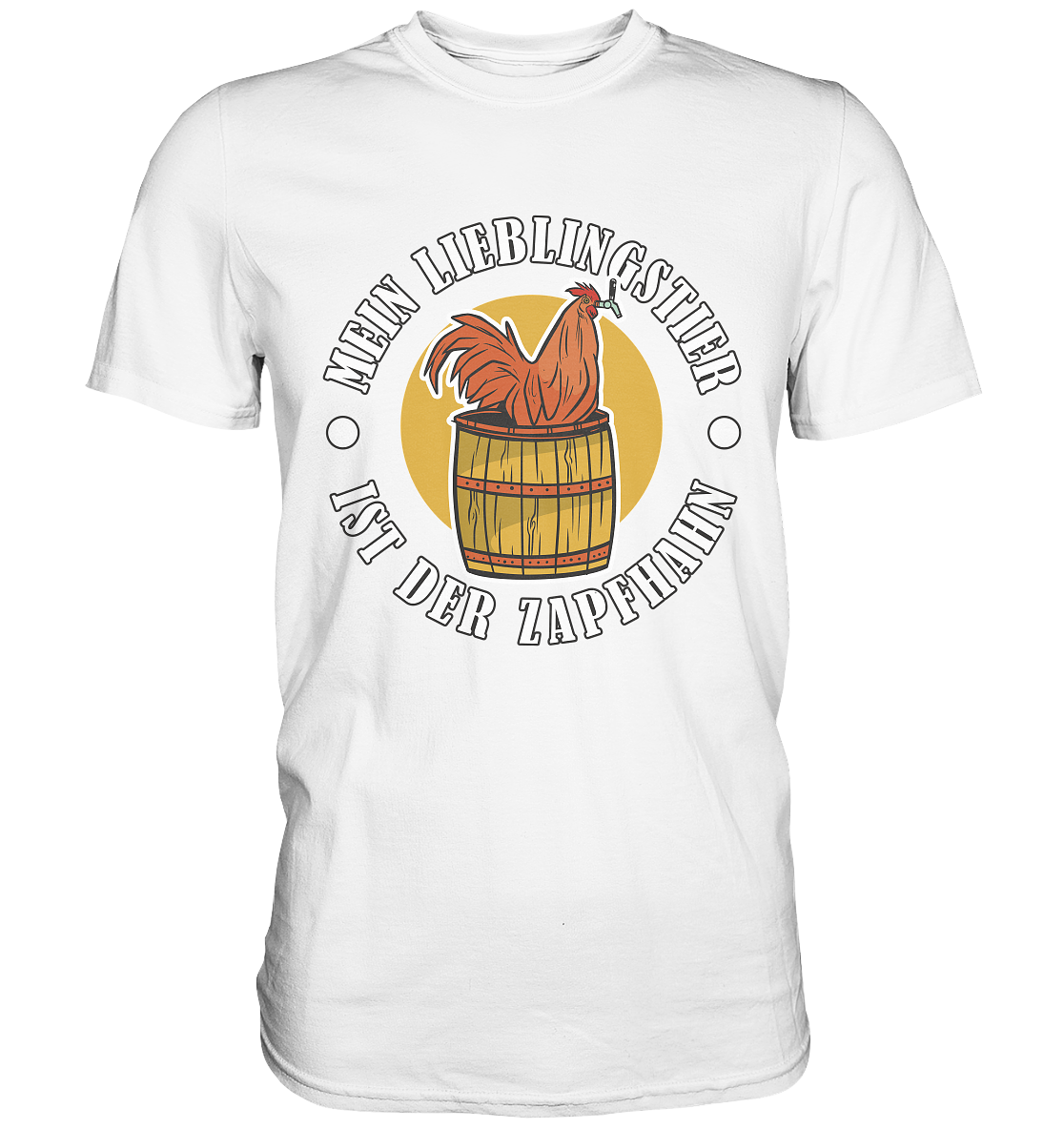 Mein Lieblingstier ist der Zapfhahn | Männer T-Shirt - Bierista