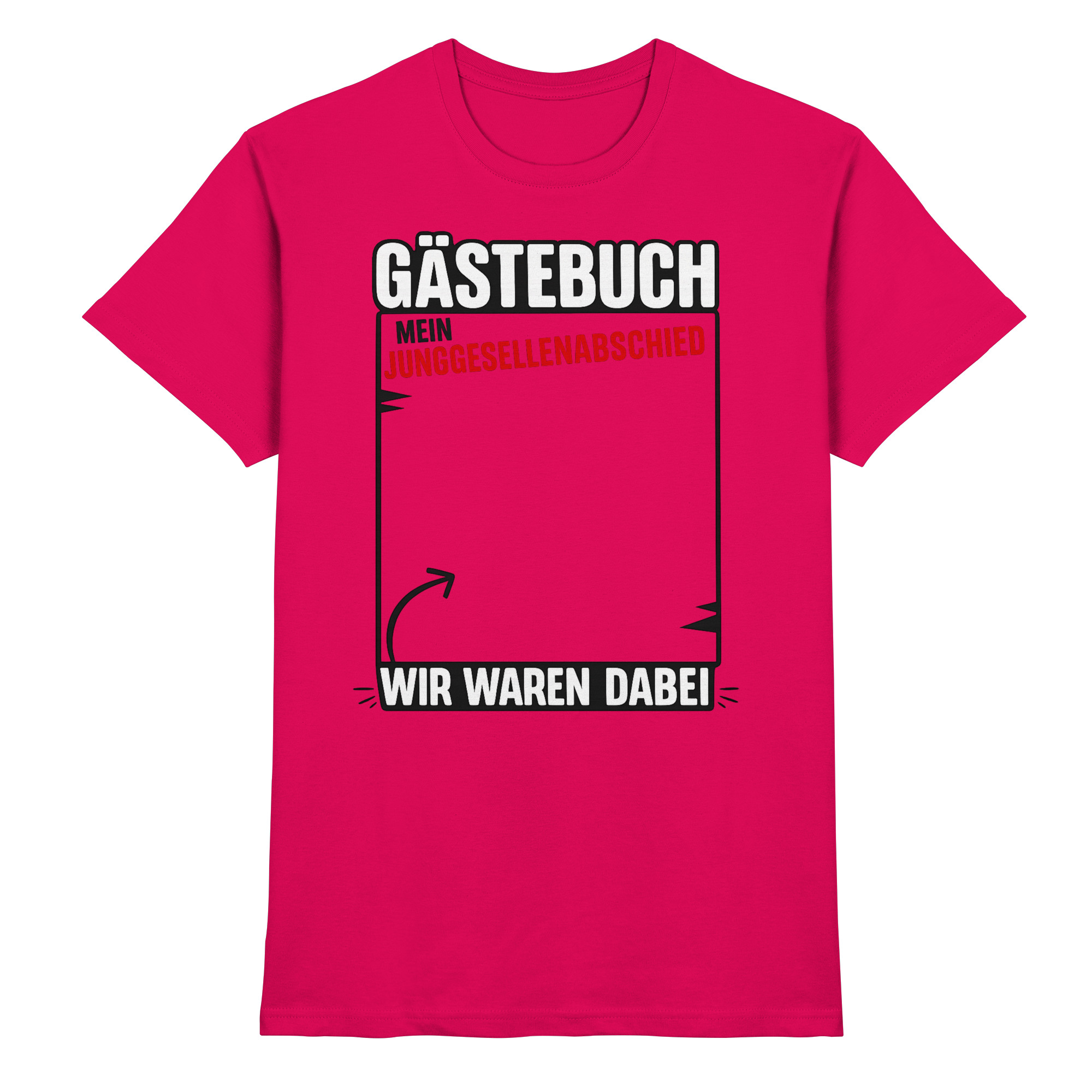 JGA Gästebuch | Männer T-Shirt