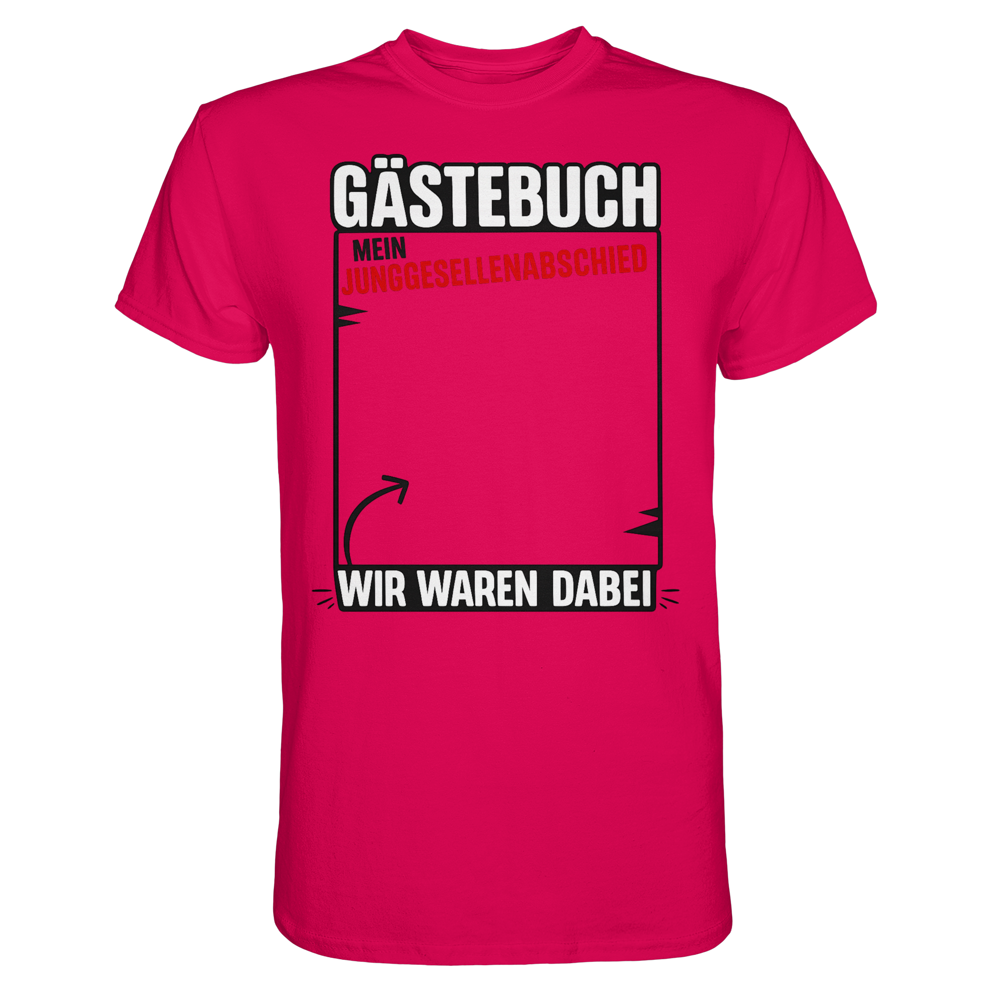JGA Gästebuch | Männer T-Shirt