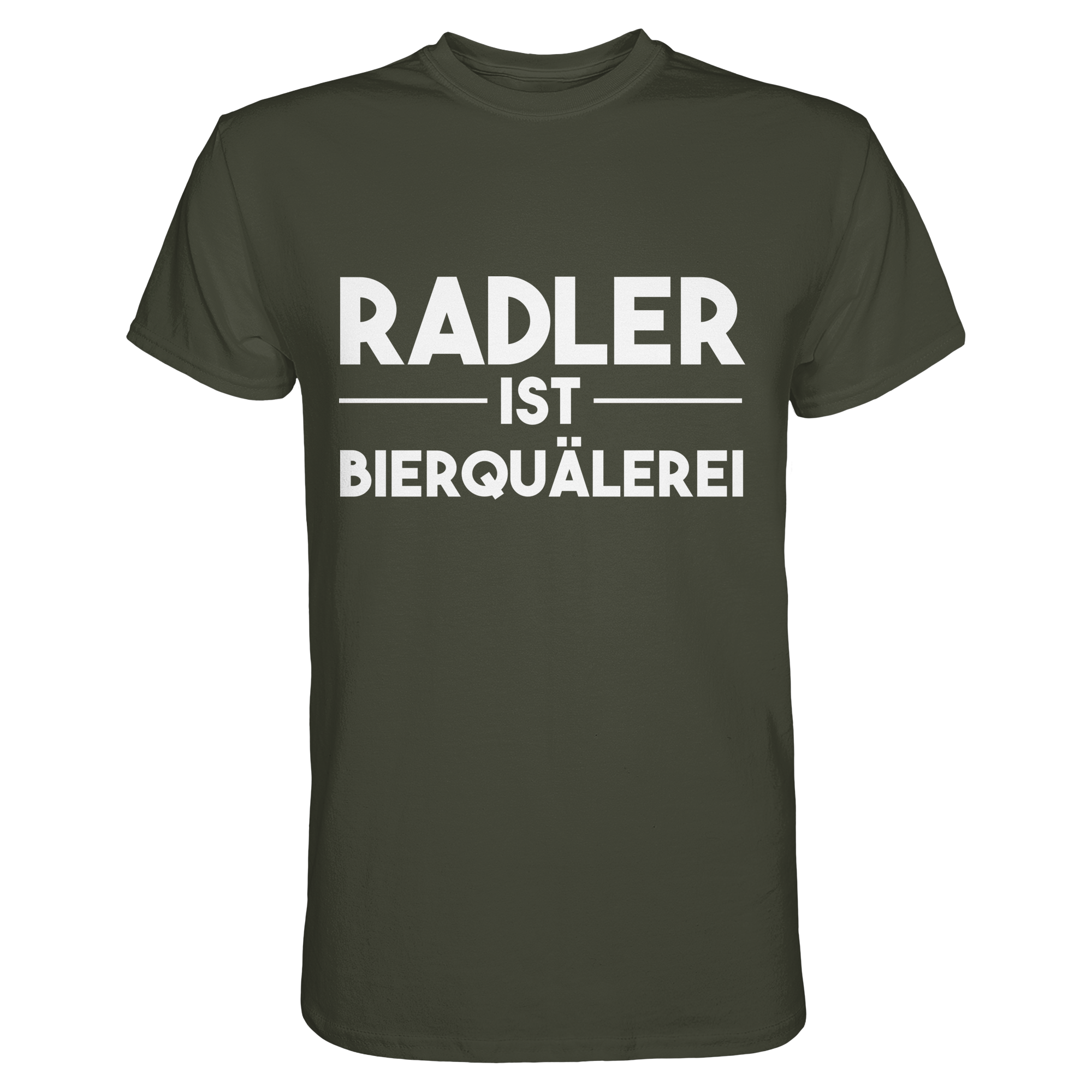 Radler ist Bierquälerei | Männer T-Shirt - Bierista