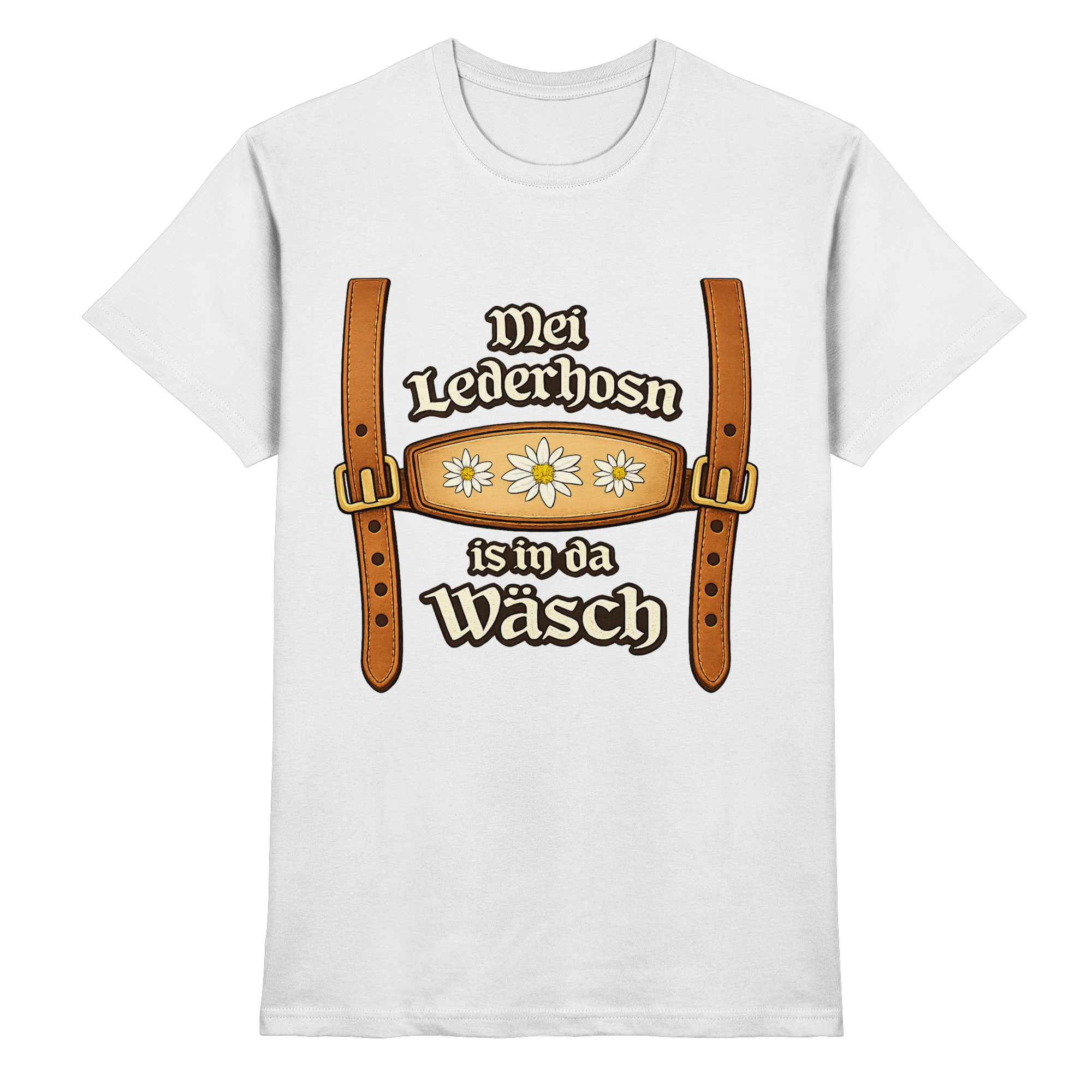 Mei Lederhosn is in da Wäsch | Männer T-Shirt