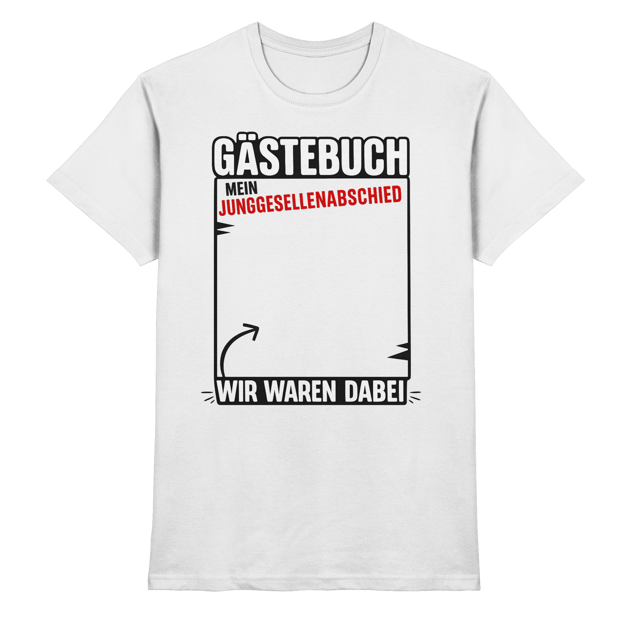 JGA Gästebuch | Männer T-Shirt