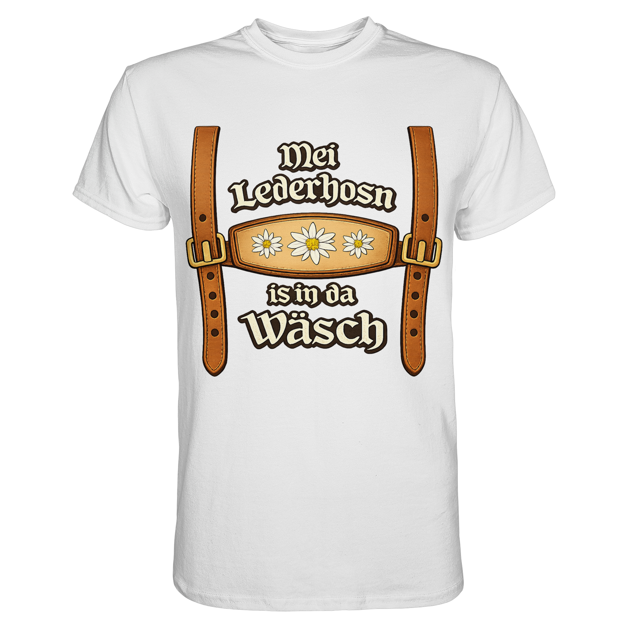 Mei Lederhosn is in da Wäsch | Männer T-Shirt