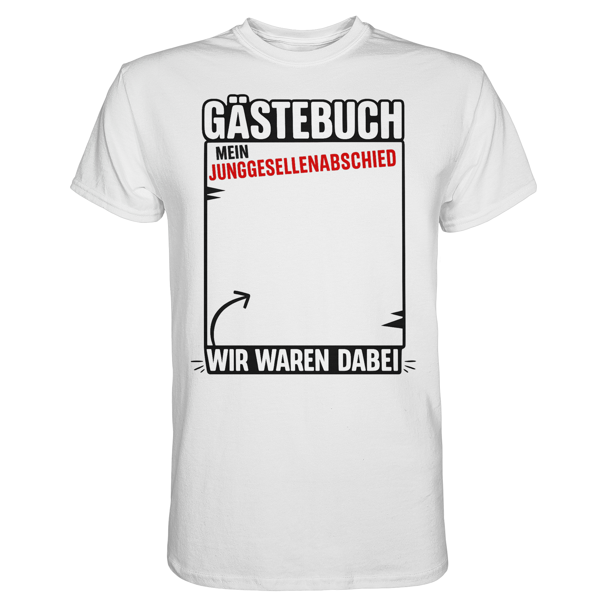 JGA Gästebuch | Männer T-Shirt