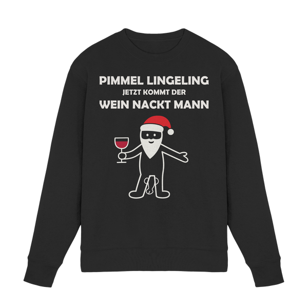 Pimmel Lingeling Wein Nackt Mann | Sweatshirt