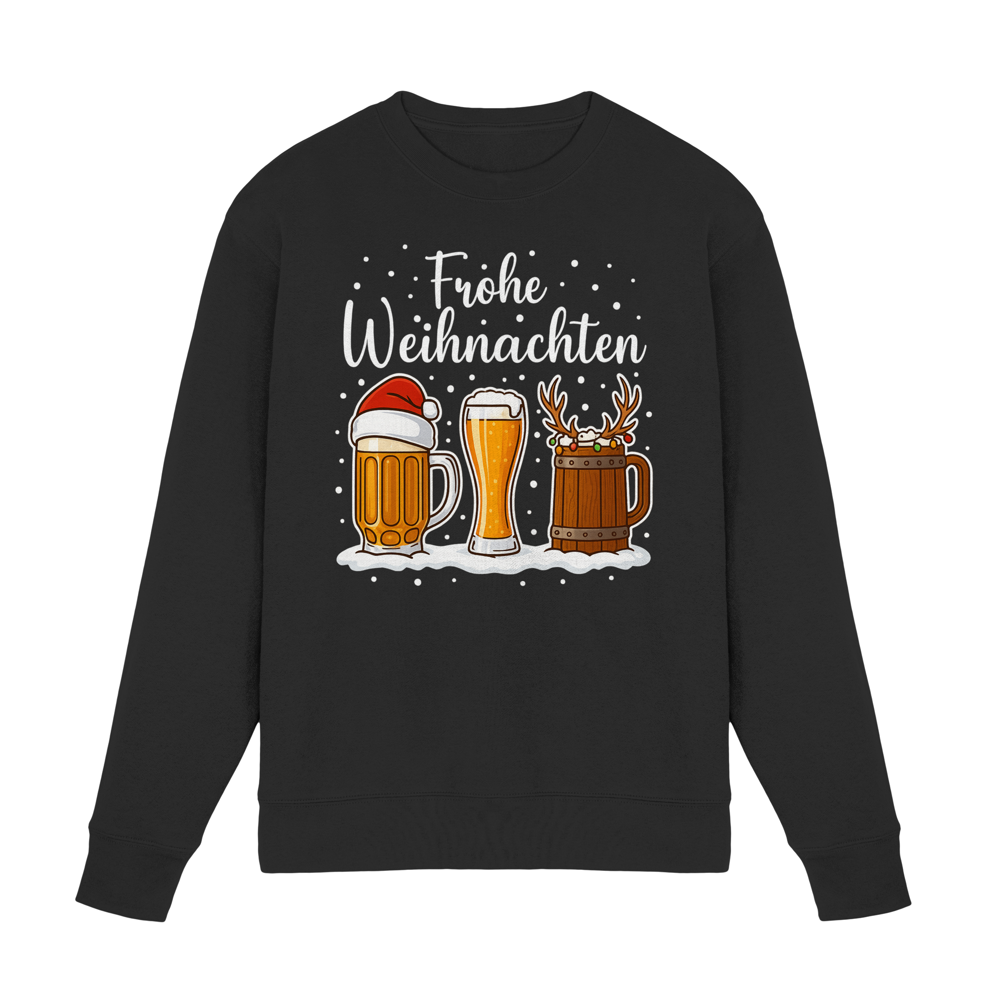 Frohe Weihnachten Bierkrüge | Sweatshirt - Bierista