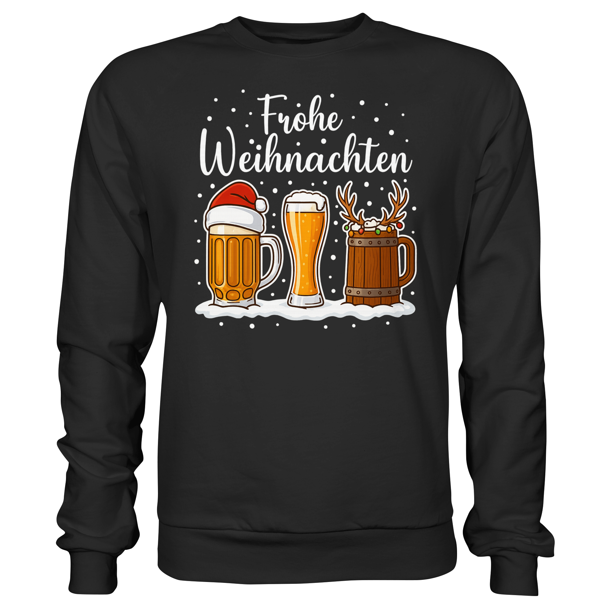 Frohe Weihnachten Bierkrüge | Sweatshirt - Bierista