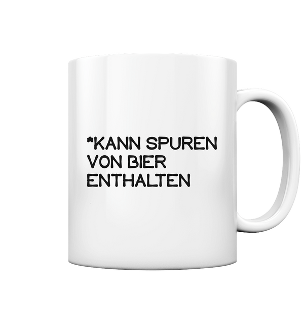 Kann Spuren von Bier enthalten | Tasse