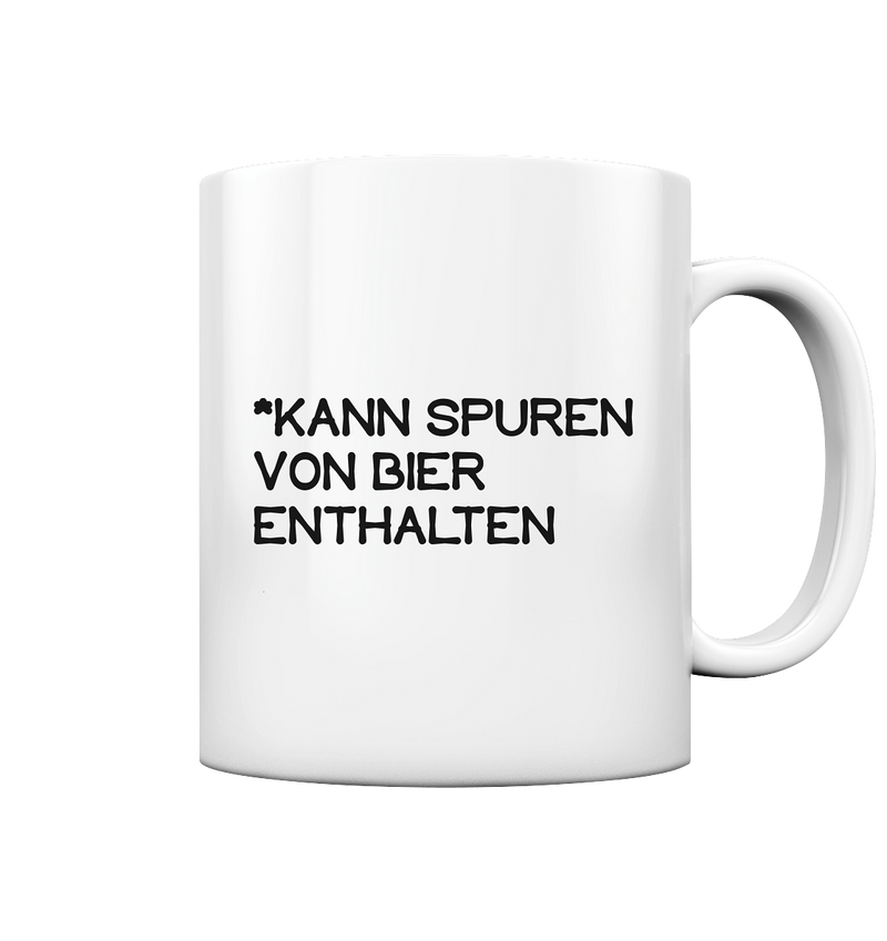 Kann Spuren von Bier enthalten | Tasse