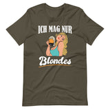 Ich mag nur blondes Bier | Herren Premium T-Shirt