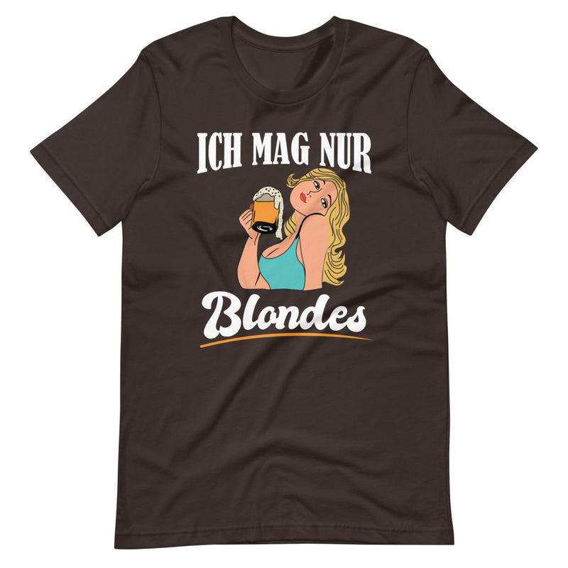 Ich mag nur blondes Bier | Herren Premium T-Shirt