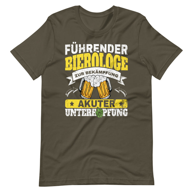 Führender Bierologe zur Bekämpfung akuter Unterhopfung | Herren Premium T-Shirt