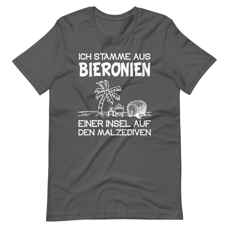 Ich stamme aus Bieronien, einer Insel auf den Malzediven | Herren Premium T-Shirt