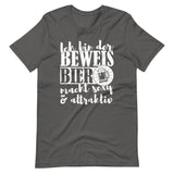 Ich bin der Beweis, Bier macht sexy und attraktiv | Herren Premium T-Shirt