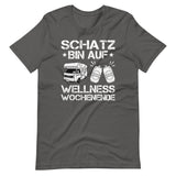 Schatz, bin auf Wellness Wochenende | Herren Premium T-Shirt