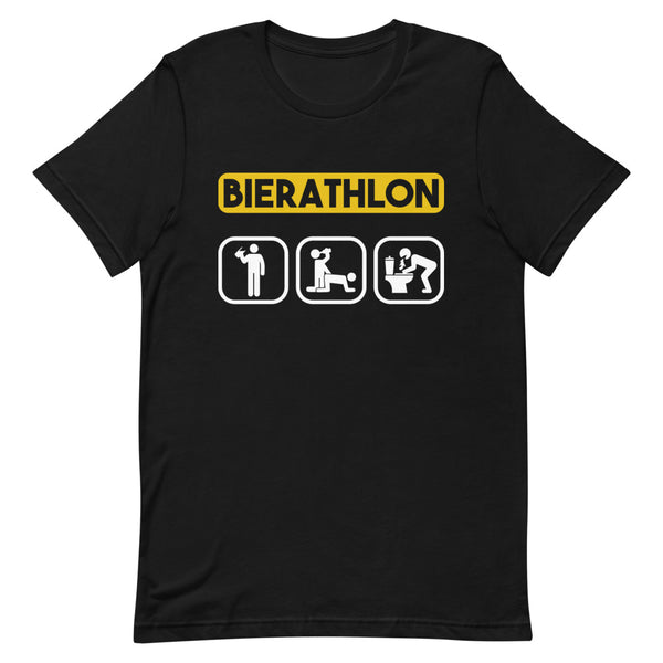 Bierathlon Saufen Vögeln Kotzen | Herren Premium T-Shirt