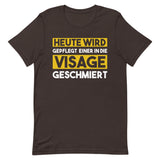 Trinkspruch Visage geschmiert | Herren Premium T-Shirt