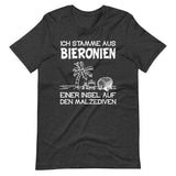 Ich stamme aus Bieronien, einer Insel auf den Malzediven | Herren Premium T-Shirt