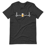 Bier Herzschlag Puls EKG | Herren Premium T-Shirt