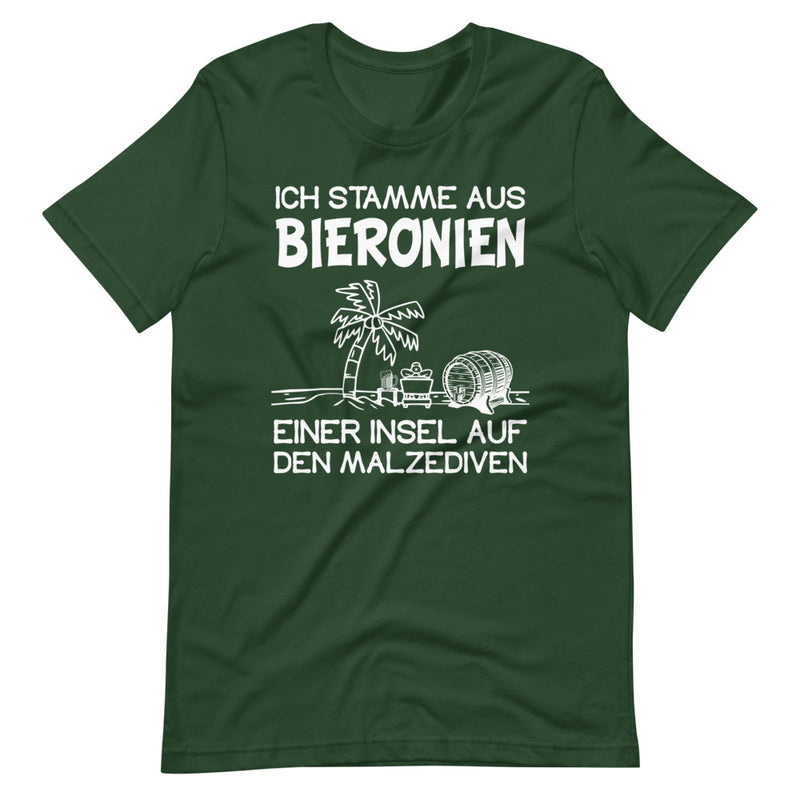 Ich stamme aus Bieronien, einer Insel auf den Malzediven | Herren Premium T-Shirt