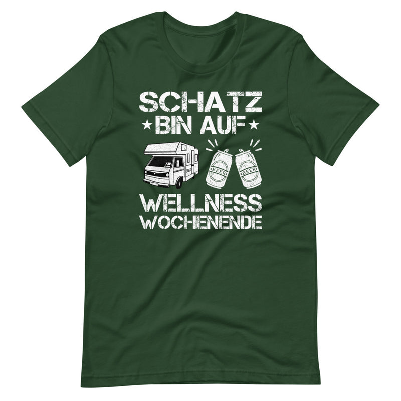 Schatz, bin auf Wellness Wochenende | Herren Premium T-Shirt