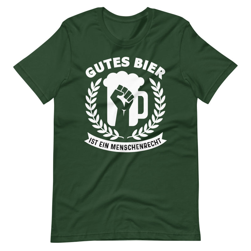 Gutes Bier Menschenrecht Faust | Herren T-Shirt