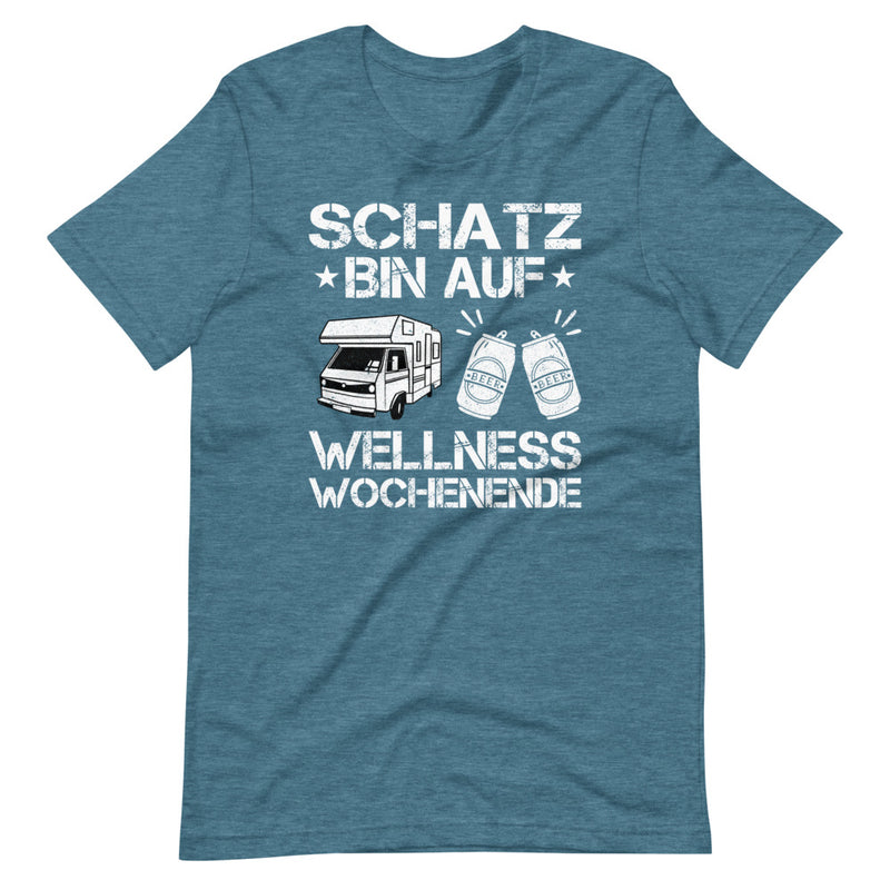 Schatz, bin auf Wellness Wochenende | Herren Premium T-Shirt