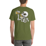 Bier Skelett | Herren Premium T-Shirt