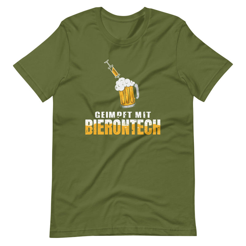 Geimpft mit Bierontech | Herren Premium T-Shirt